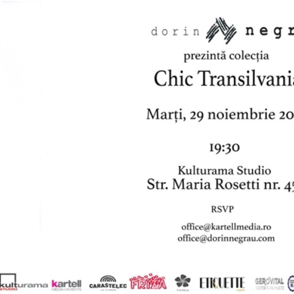 Chic Transilvania by Dorin Negrau – 29 nov 2016